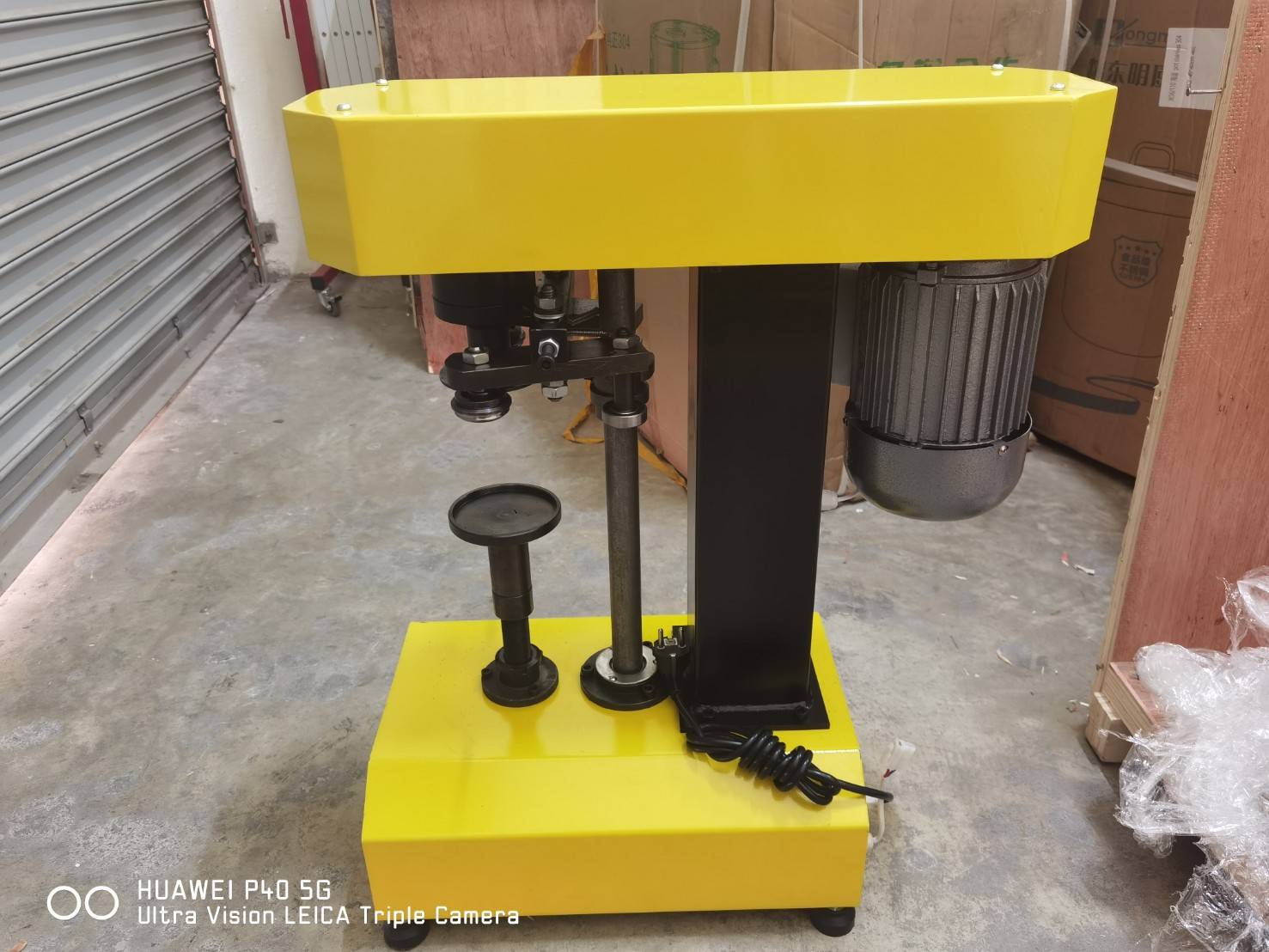 เครื่องปิดฝากระป๋อง กึ่งอัตโนมัติ ระบบไฟฟ้า