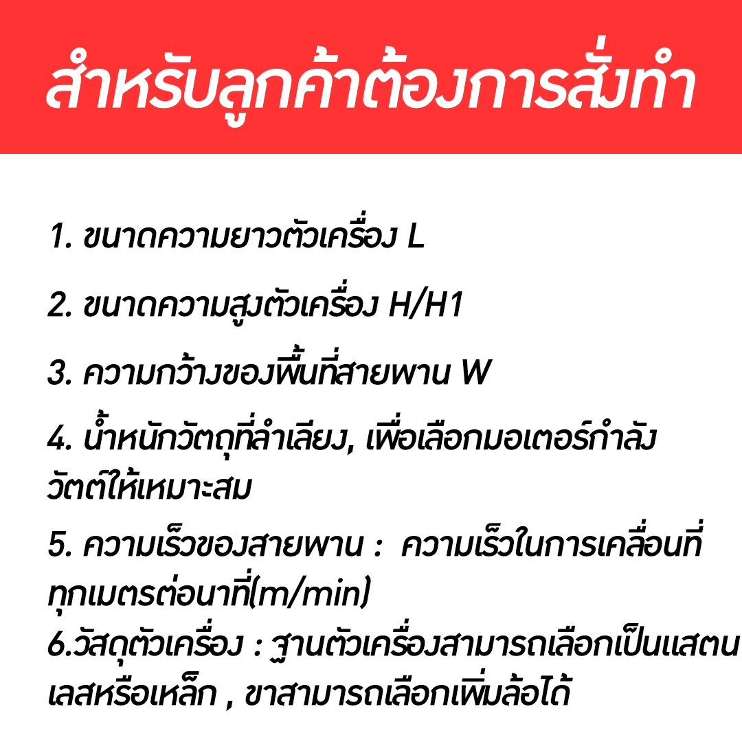 🌈 13176 สายพานลำเลียง BELT CONVEYOR BC-001