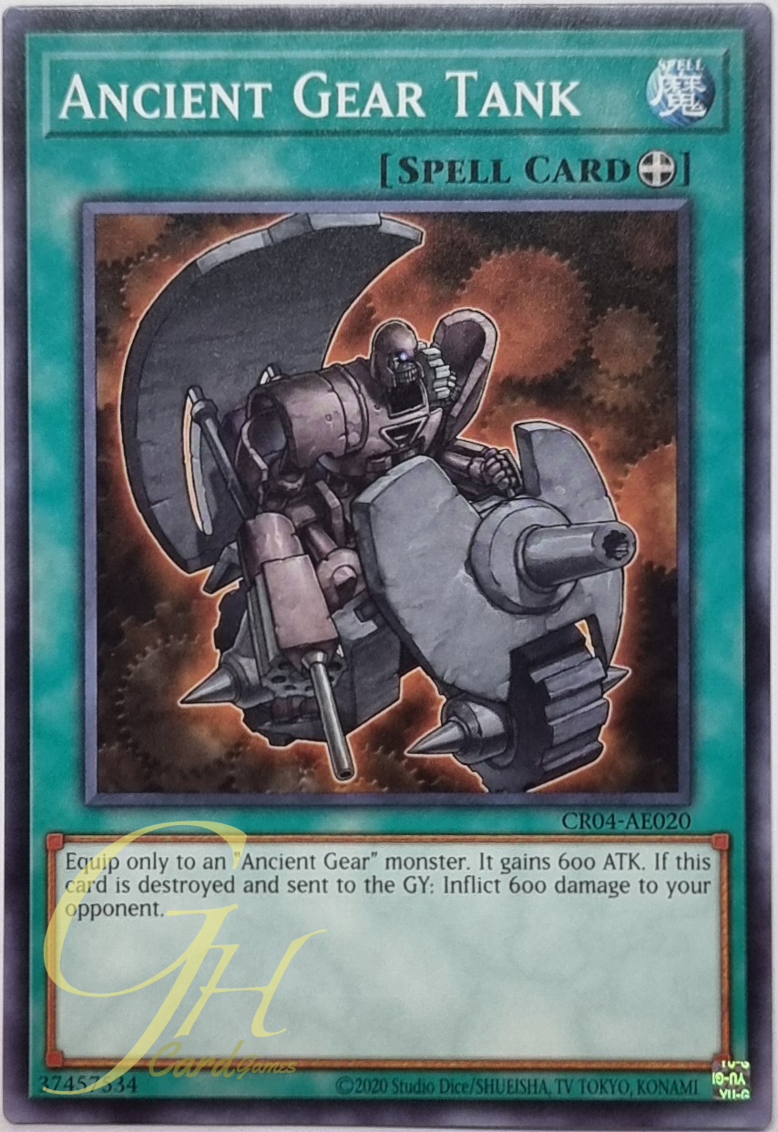 Yugioh [CR04-AE020] Ancient Gear Tank (Common)