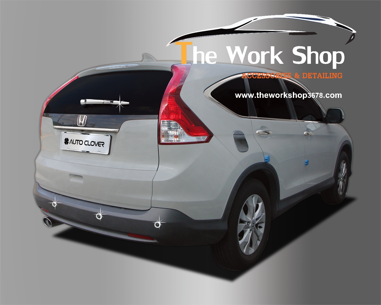 Rear Molding Kit for CR-V ( ชุดโครเมี่ยมแต่งใบปัดน้ำฝนด้านหลัง )