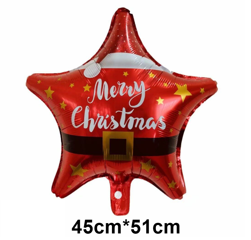 ลูกโป่งฟอยล์ดาว Merry Christmas