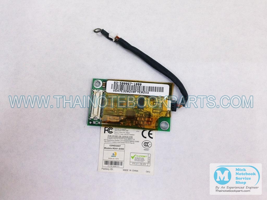 MT09240 การ์ด Modem Card Conexant RD01-D480 - Advent 7070 (มือสอง) 2