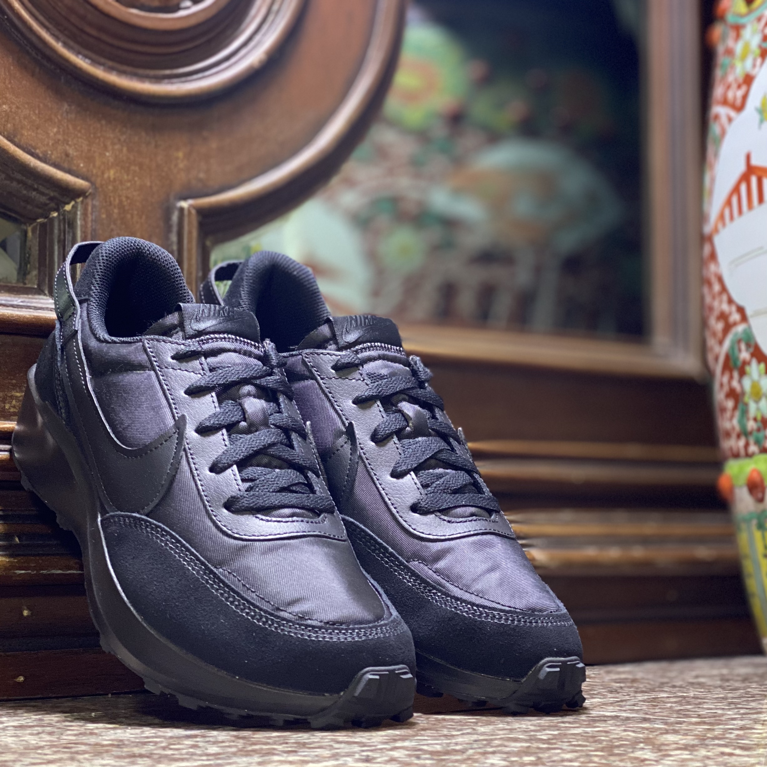 รองเท้า Nike Waffle Debut ‘TripleBlack’ (M8/9.5/10US)