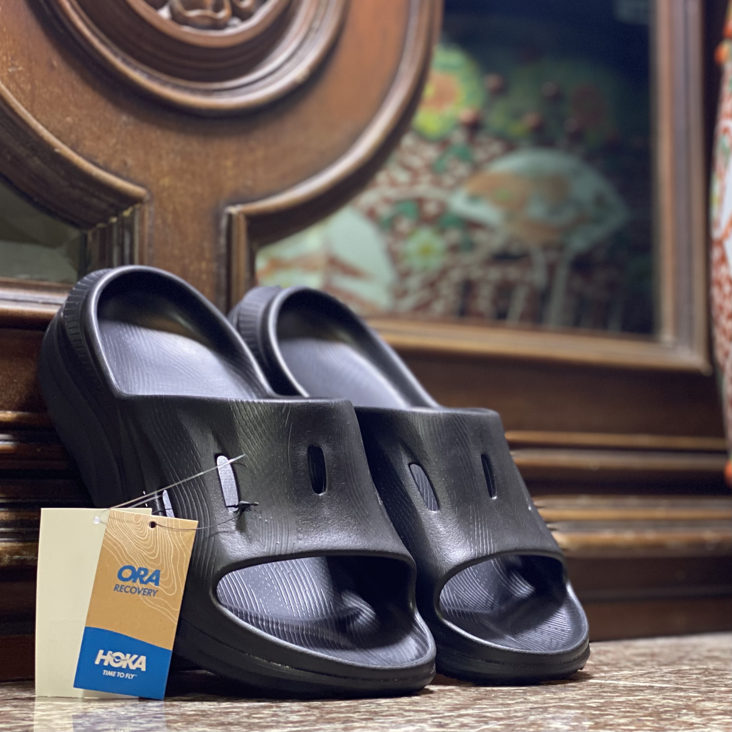 รองเท้า HOKA Ora Recovery Slide 3 ‘TripleBlack’ (M8/9US)