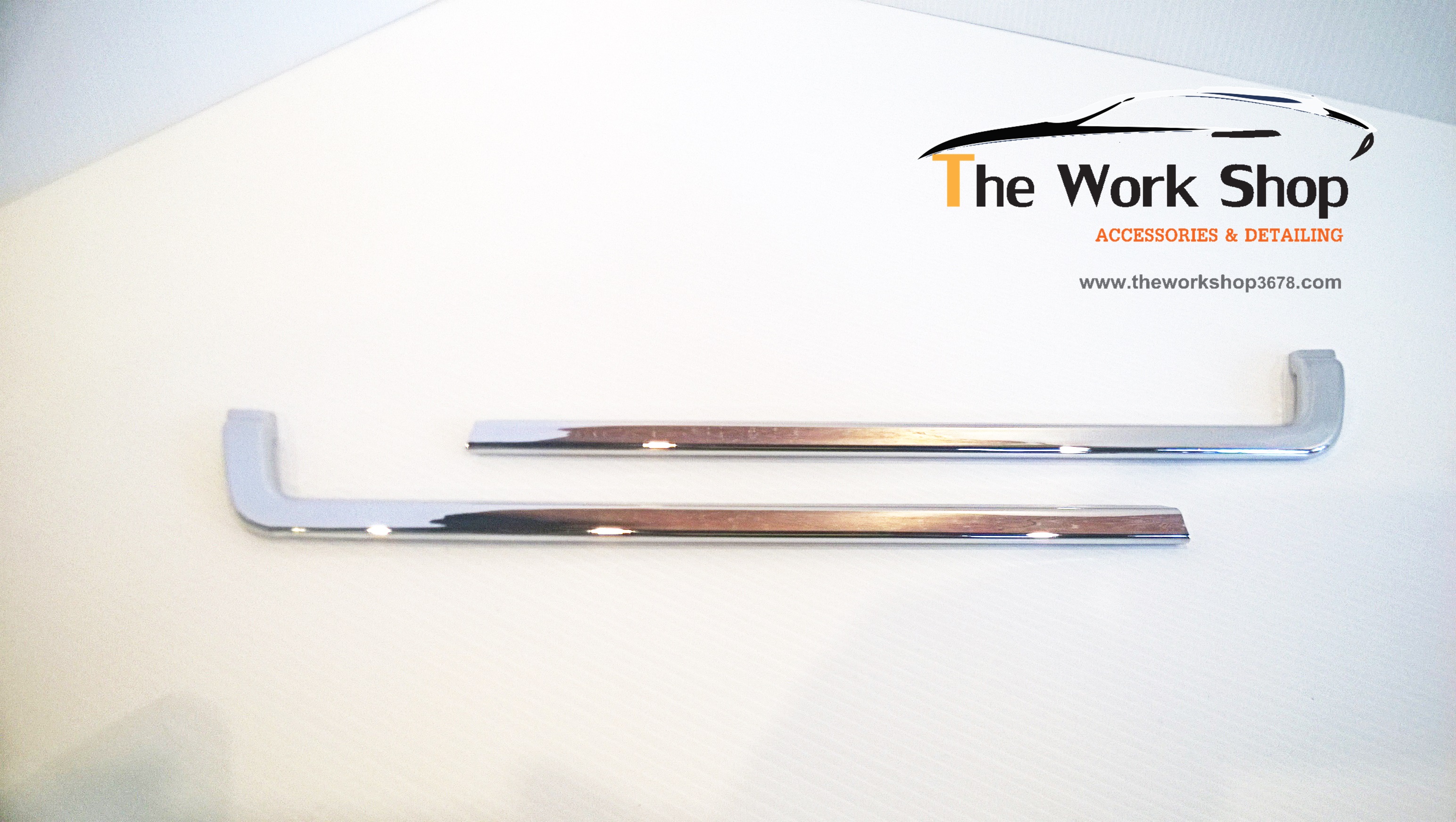 Chrome Front Bumper Grille Trims 2 Pcs. - โครเมี่ยมแต่งกระจังหน้า 2 ชิ้น