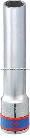 ลูกบ็อก ยาว สีขาว รู 1/2 หกเหลี่ยม deep socket KING TONY