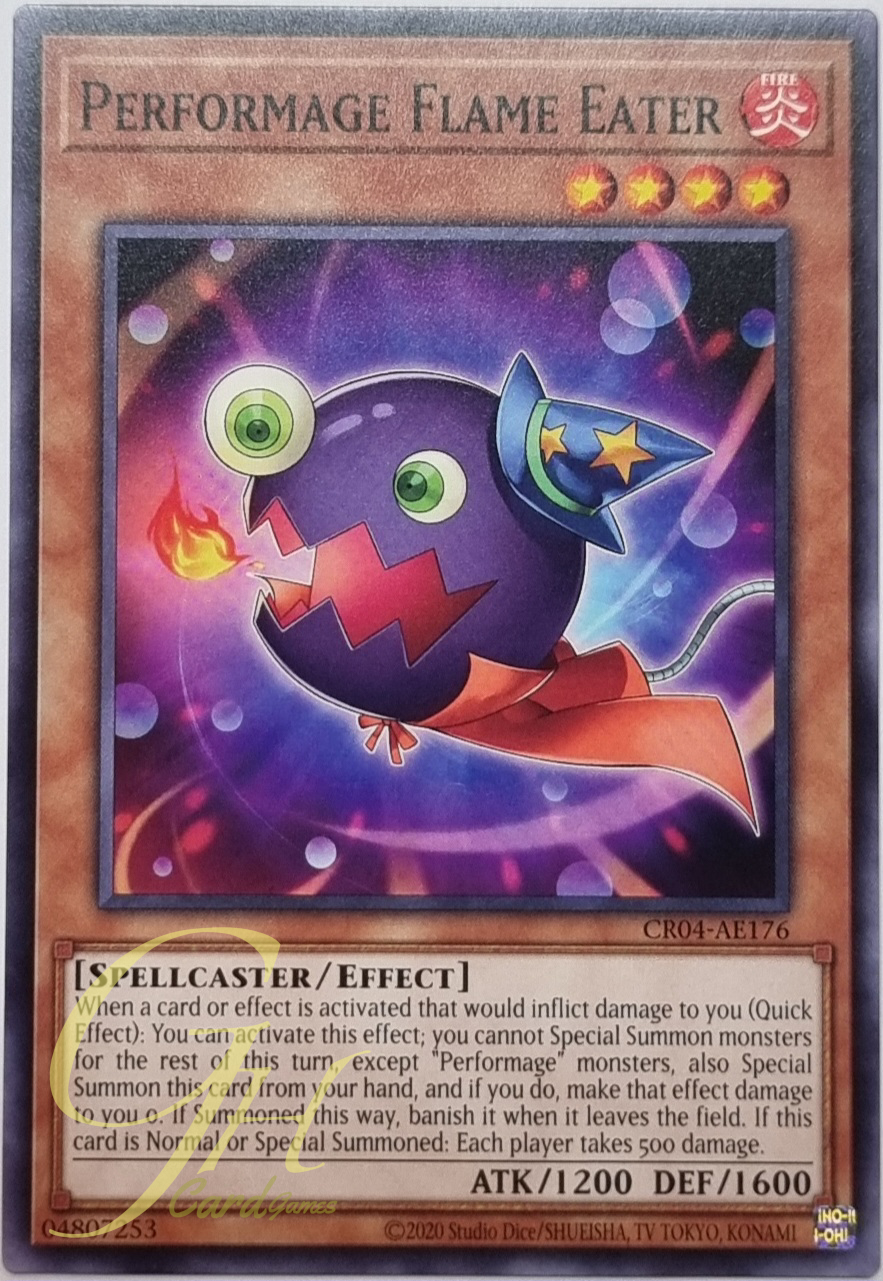 Yugioh [CR04-AE176] Performage Flame Eater (Common)