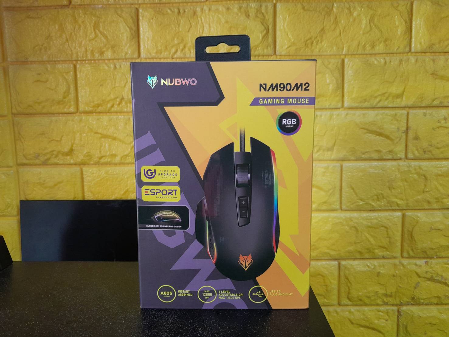 (* มือ 2 สภาพดี มีประกัน) OPT.USB NUBWO NM-90M2 BLACK