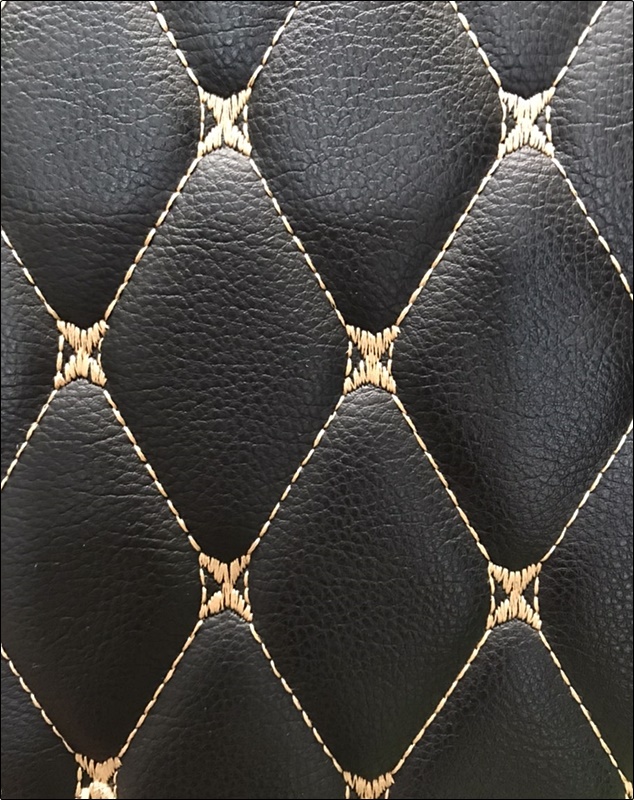 พรมปูพื้นรถยนต์ 6D BMW X1 E84 ปี2009-15 พรม6D QJ VIP หนาพิเศษ สีดำด้ายครีม รวมแผ่นปูท้าย ปิดเบาะ เต็มคัน