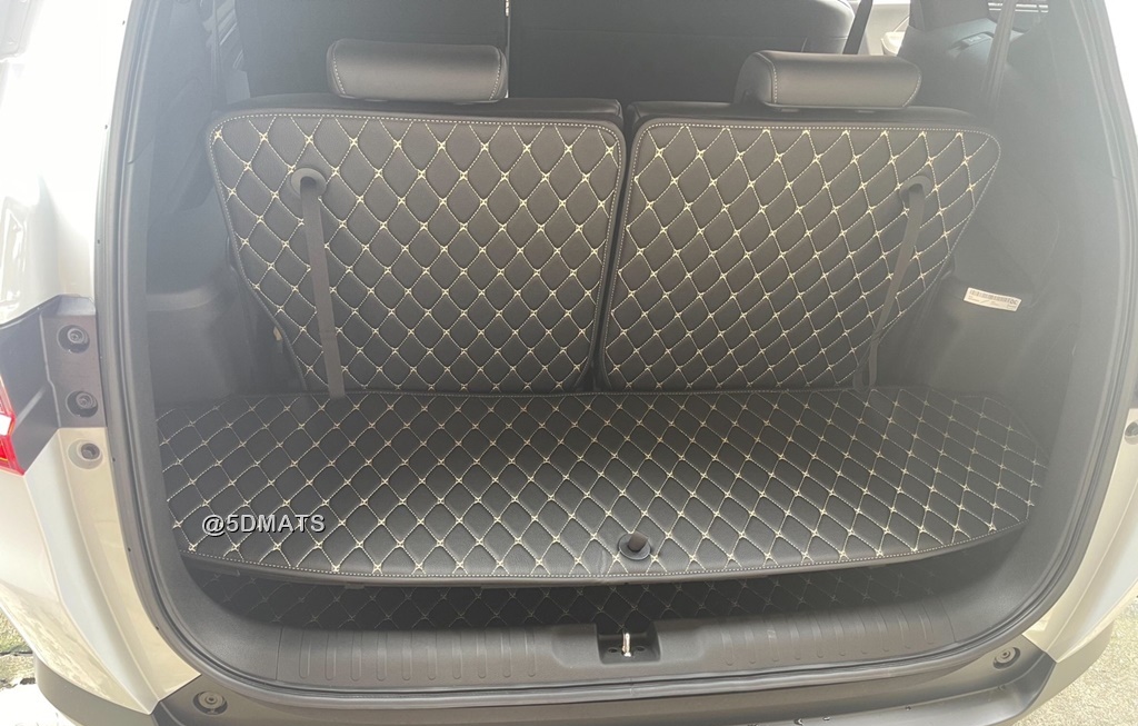 พรมปูพื้นรถยนต์ 6D HONDA BR-V 2023 พรม6D เกรดA เข้ารูป รวมแผ่นท้าย ปิดเบาะ เต็มคัน