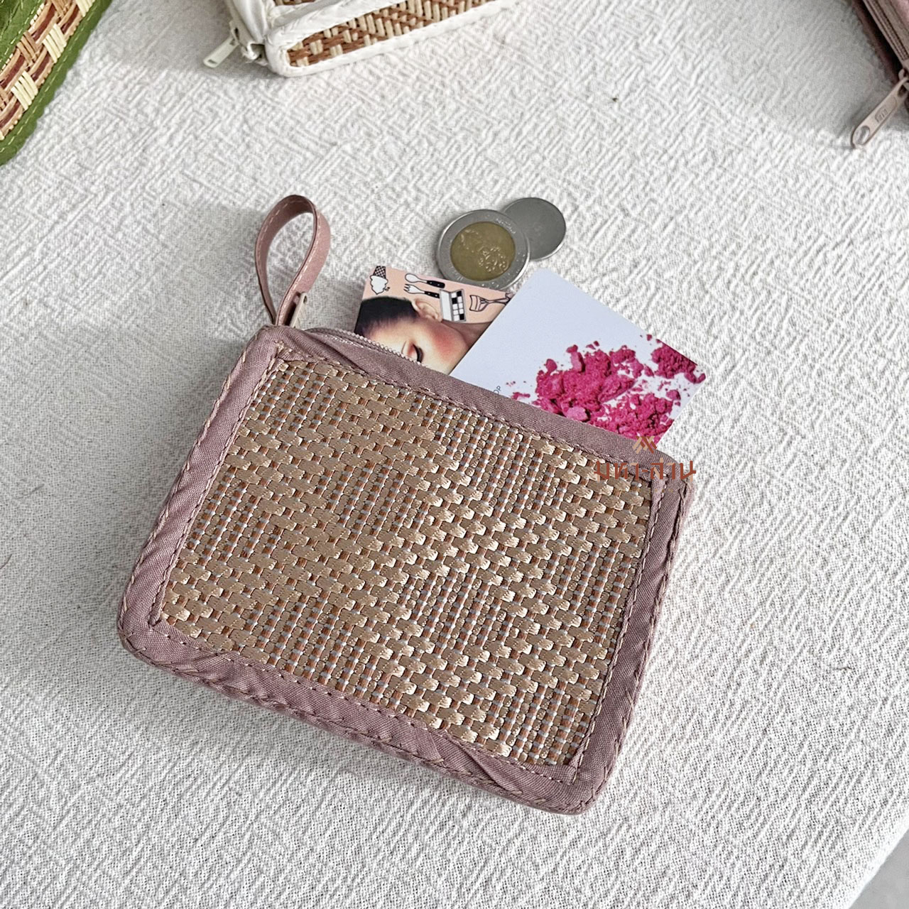 กระเป๋าใส่เหรียญ กระเป๋าจิ๋ว ของฝาก กระเป๋าสาน ของที่ระลึก ของชำร่วย👜