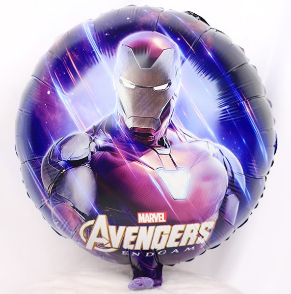ลูกโป่งฟอยล์กลมไอรอนแมน ขนาด18นิ้ว / 18'' Ironman Foil Balloon