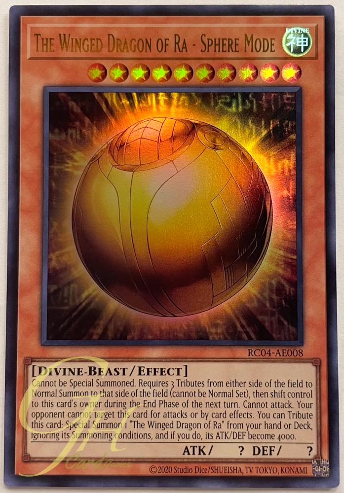 Yugioh [RC04-AE008] The Winged Dragon of Ra - Sphere Mode (Ultra Rare)