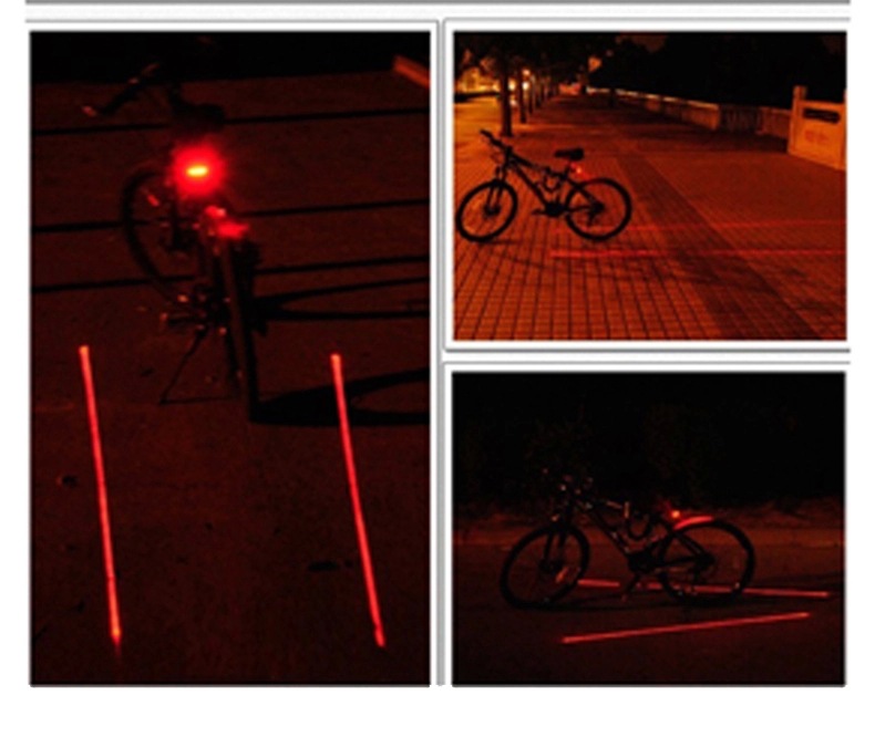 ไฟท้ายจักรยาน Laser Tail Light รุ่น DW-730