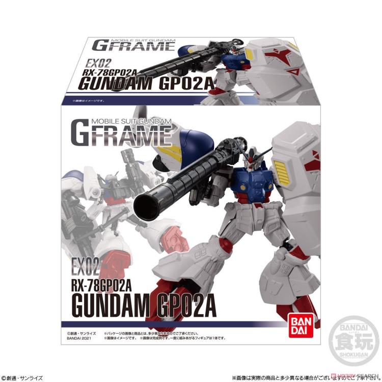 Mobile Suit Gundam G Frame EX02 Gundam GP02A (Shokugan)