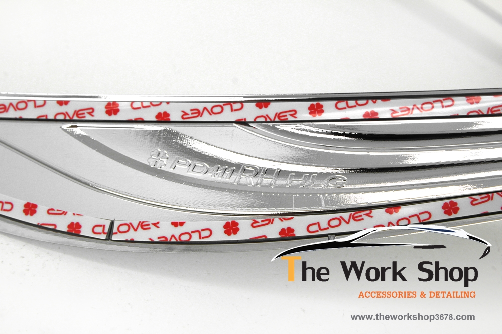 Head Lamp Garnish / Chrome Head Lamp Cover for Rio 4 Door ( โครเมี่ยมแต่งไฟคู่หน้า )