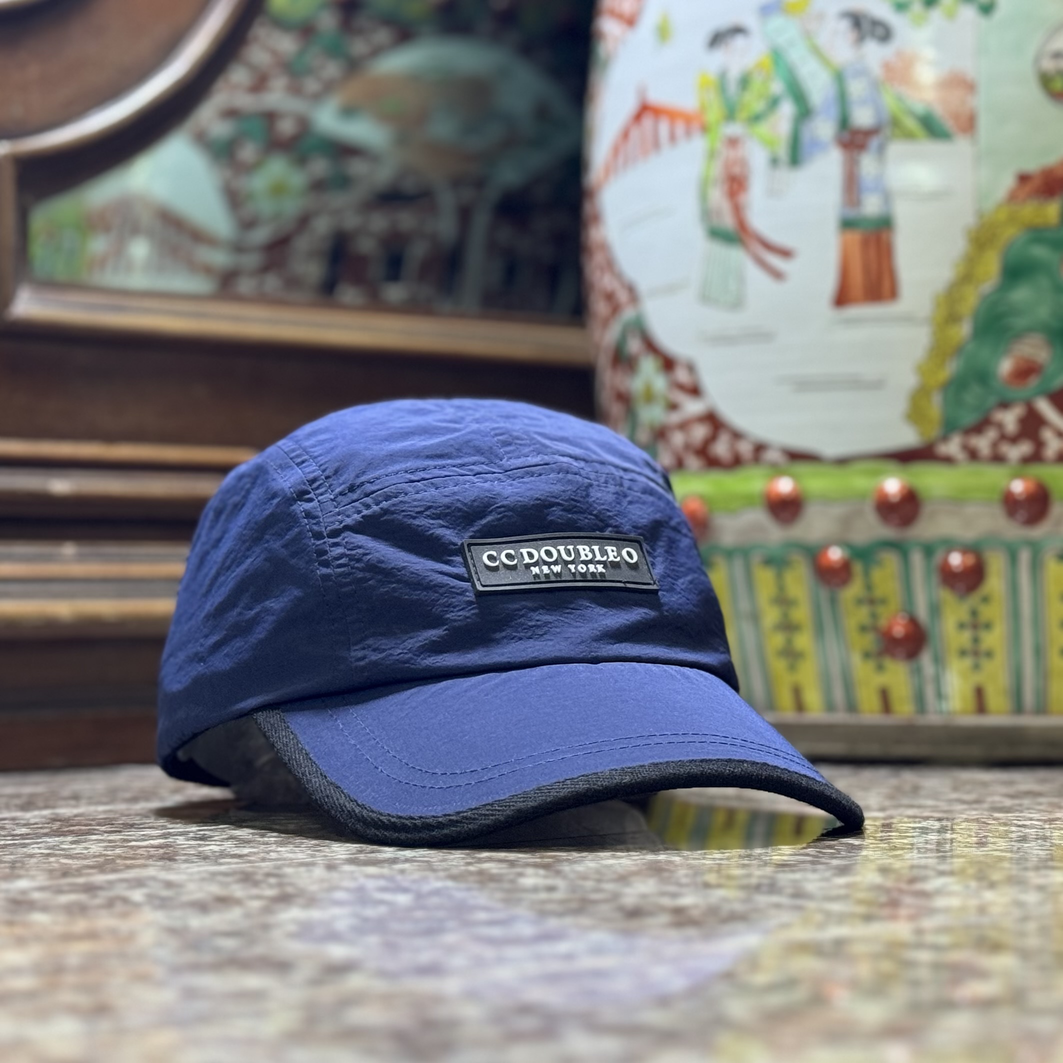 หมวก CC Double O Logo Panel Nylon Cap ‘NAVY’
