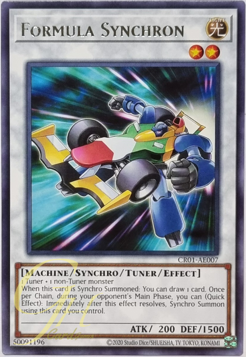 Yugioh [CR01-AE007] Formula Synchron (Rare)