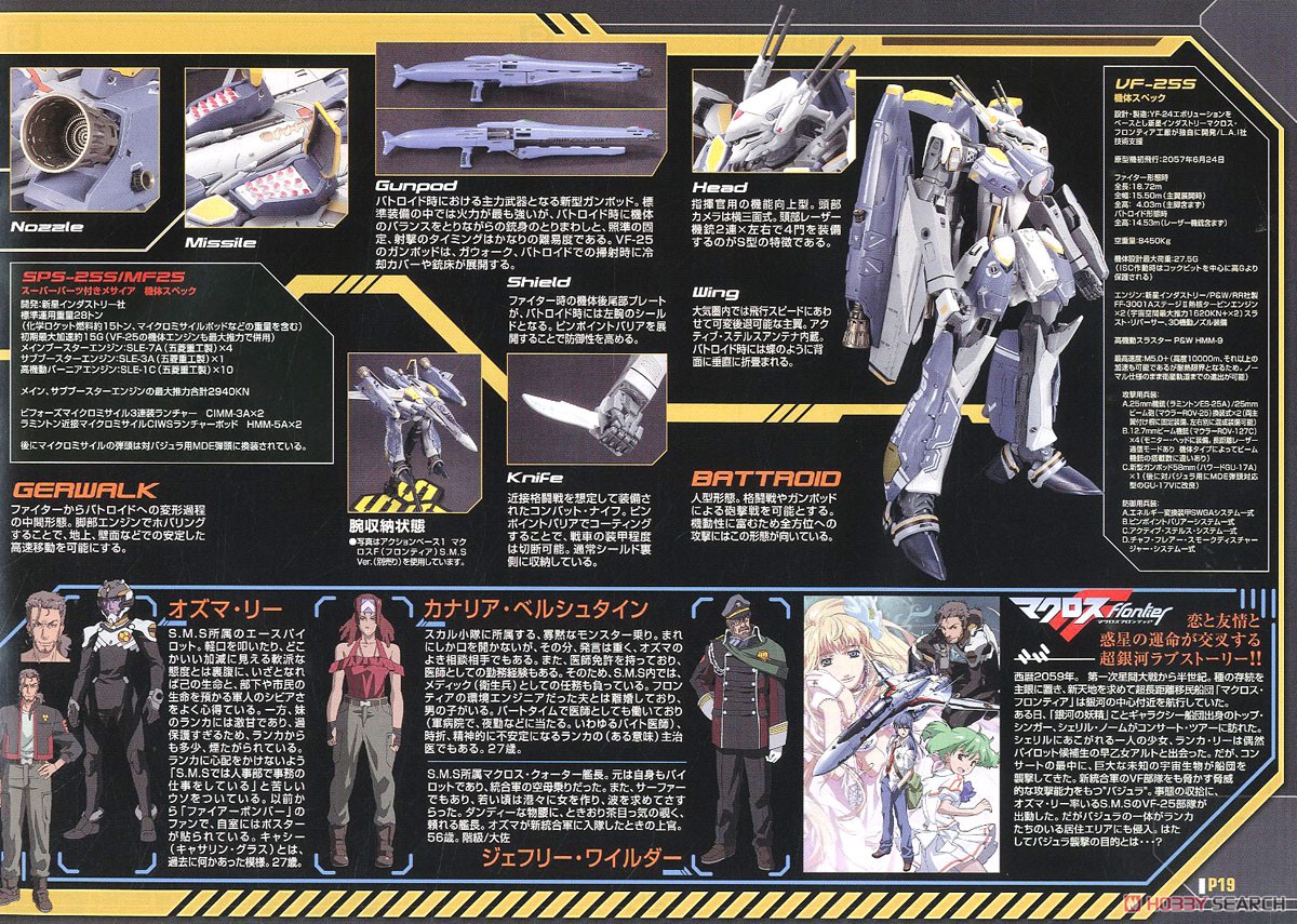 VF-25S Super Messiah Valkyrie Ozma Type (Plastic model)