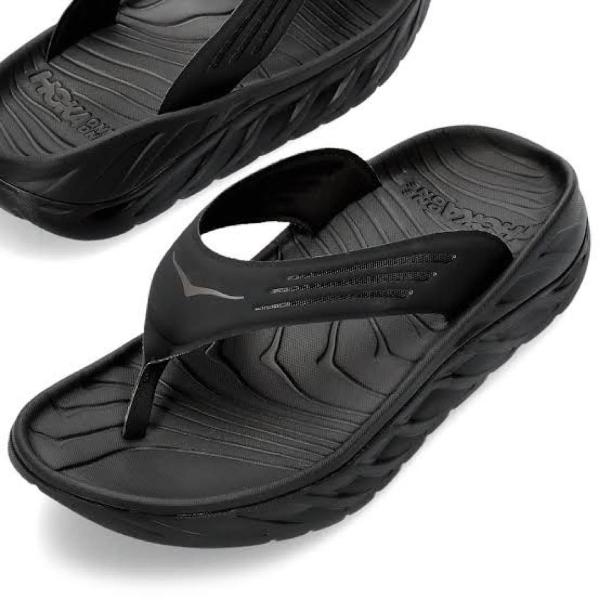 รองเท้า HOKA Ora Recovery Flip Women ‘TripleBlack’ (W8US)