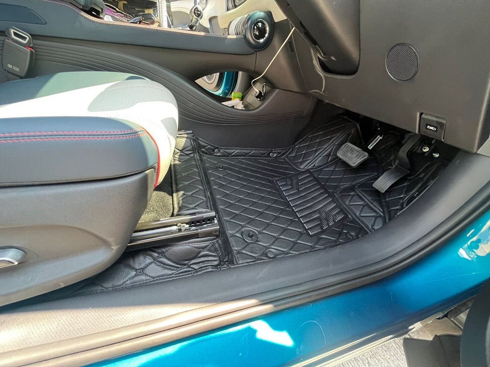 พรมปูพื้นรถยนต์ 6D BYD ATTO 3 พรม6D เกรดA เข้ารูป เต็มคัน รวมแผ่นท้าย ปิดเบาะ 6ชิ้น