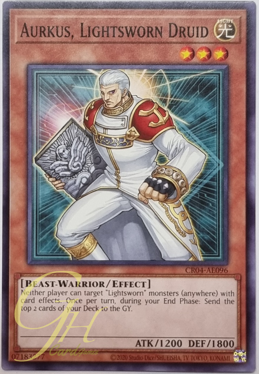 Yugioh [CR04-AE096] Aurkus, Lightsworn Druid (Common)