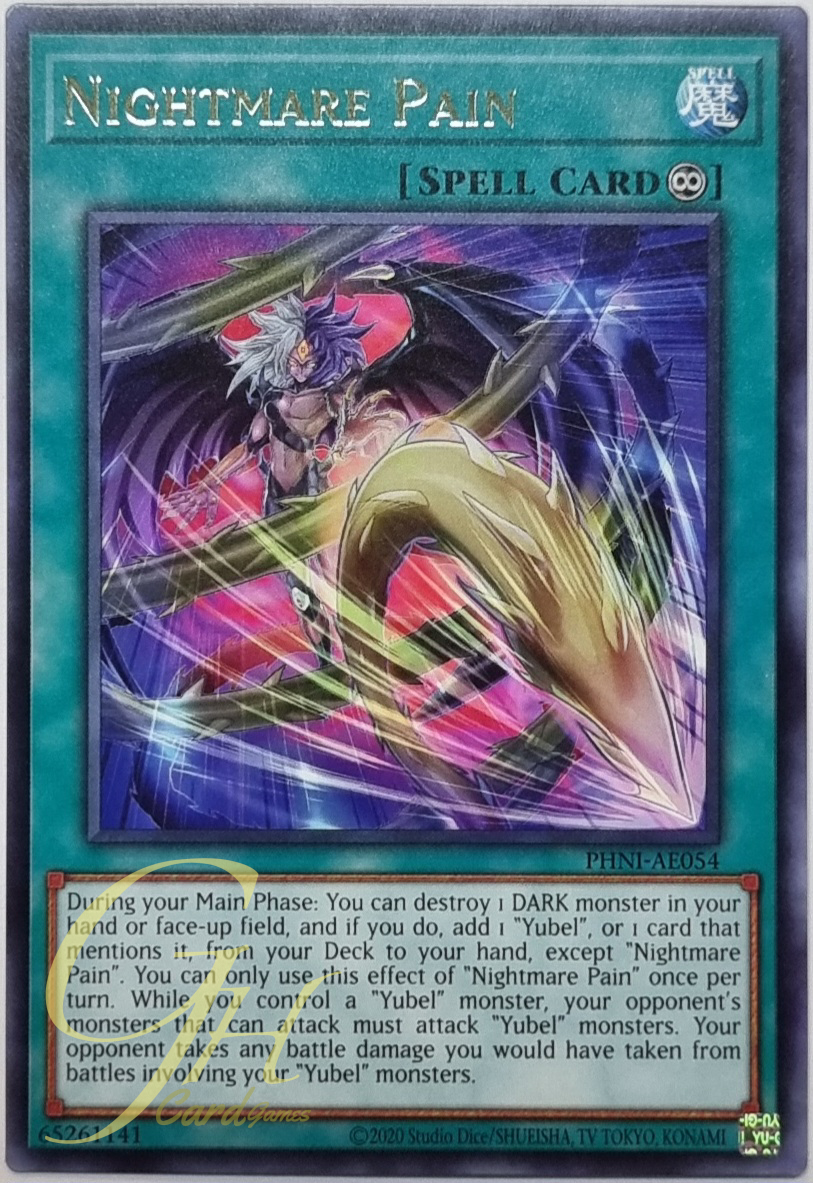 Yugioh [PHNI-AE054] Nightmare Pain (Rare)