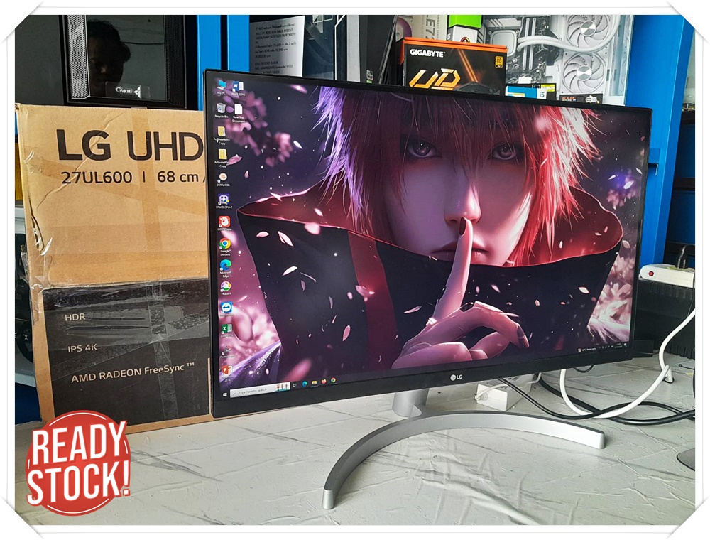 (* มือ 2 ) จอคอม LG L1-27UL600-W 27" IPS 4K Monitor 60Hz