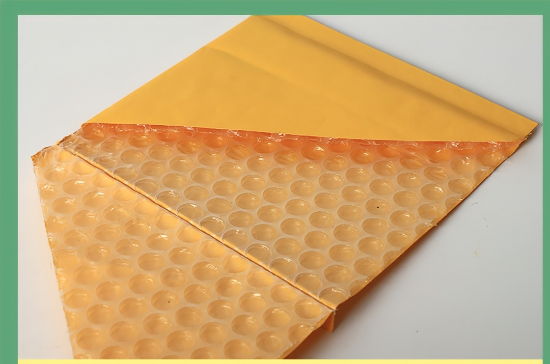 ซองกันกระแทก มีบับเบิ้ลและกาวในตัว กระดาษคราฟท์สีเหลือง bubble#02