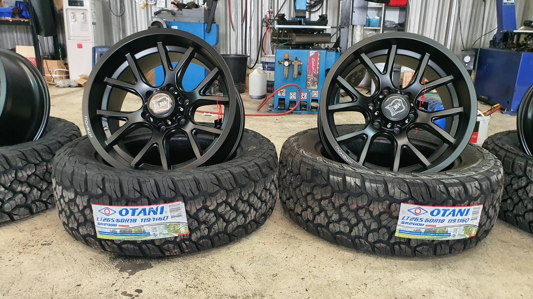 ส่งตจว. ส่งทั่วประเทศไทย ล้อ WP910 18X9 6XQ29.7 ET 0 MB ยาง OTANI 265/60R18 SA2000