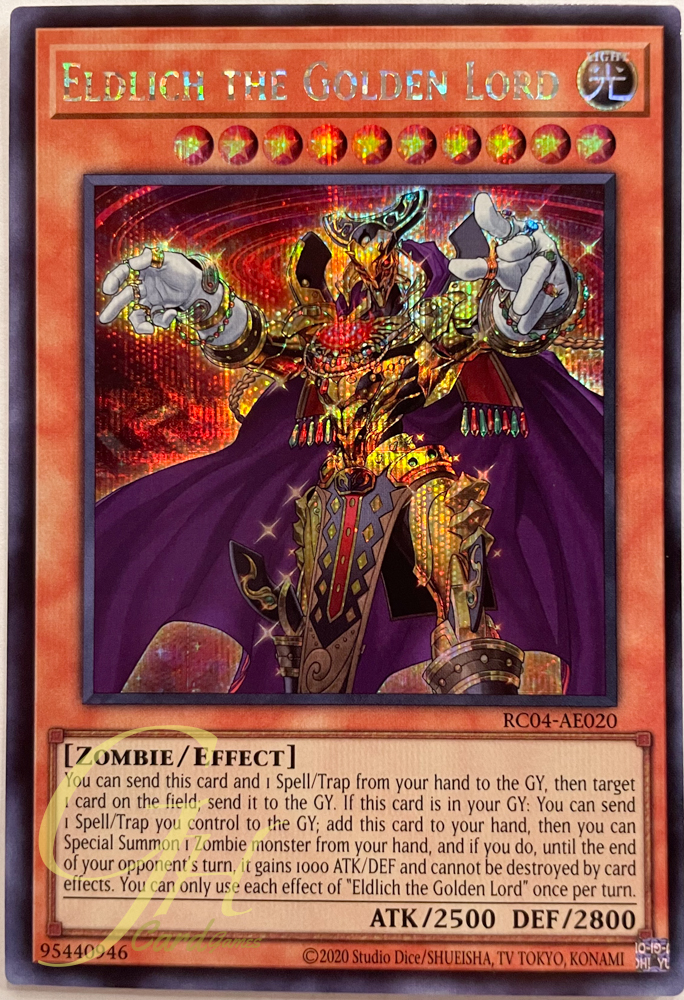 Yugioh [RC04-AE020] Eldlich the Golden Lord (Secret Rare)