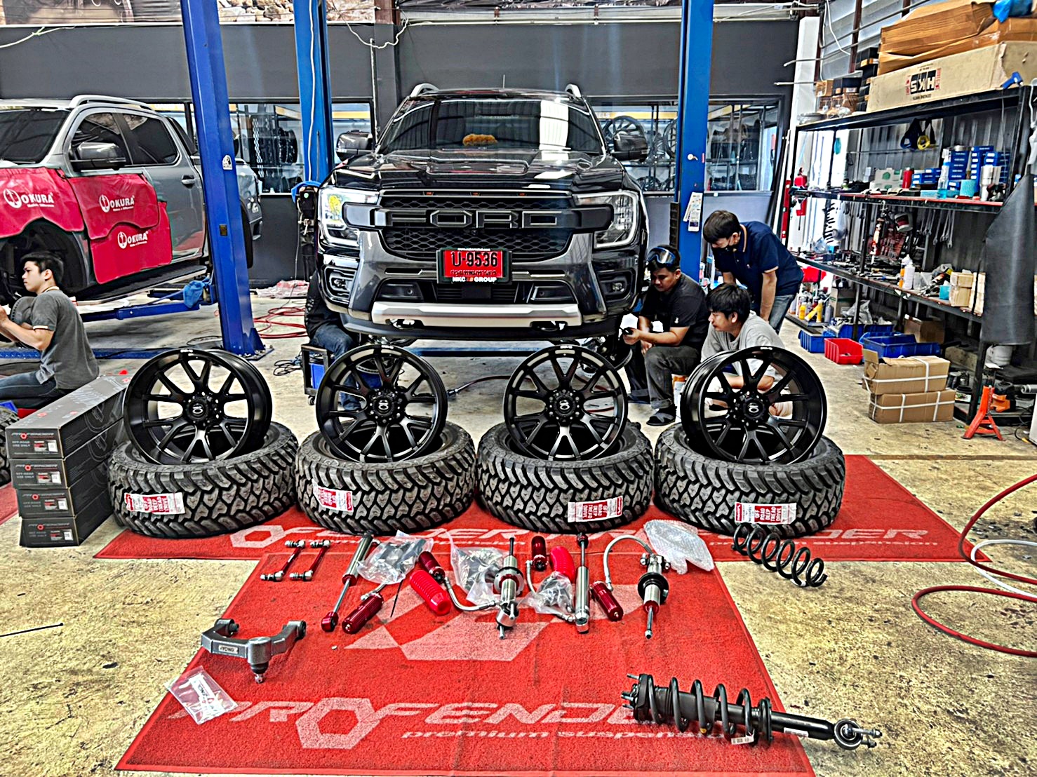 FORD_RANGER_NEXTGEN จัดล้อยาง ทรงเมกาที่ STEP9