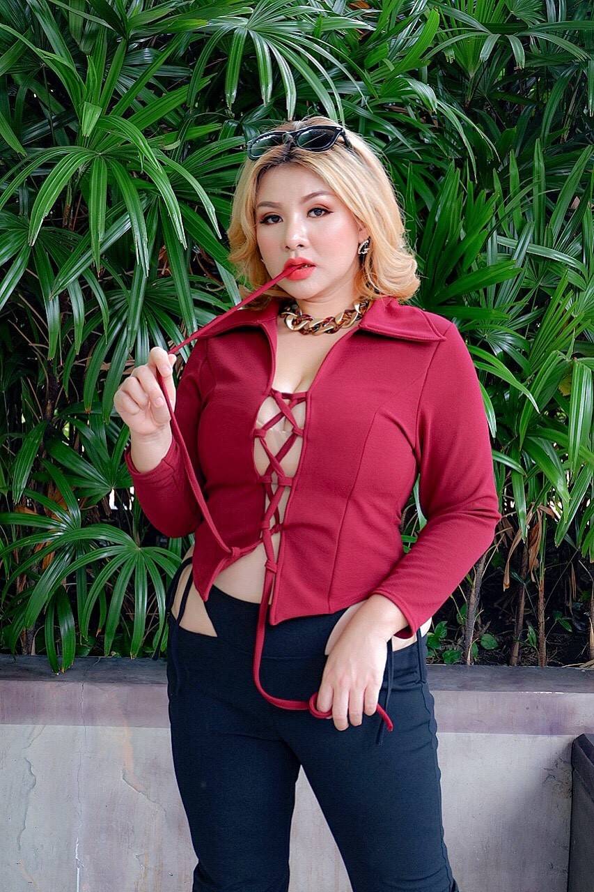 เสื้อแขนยาวเซ็กซี่ อก40ถึง46นิ้ว