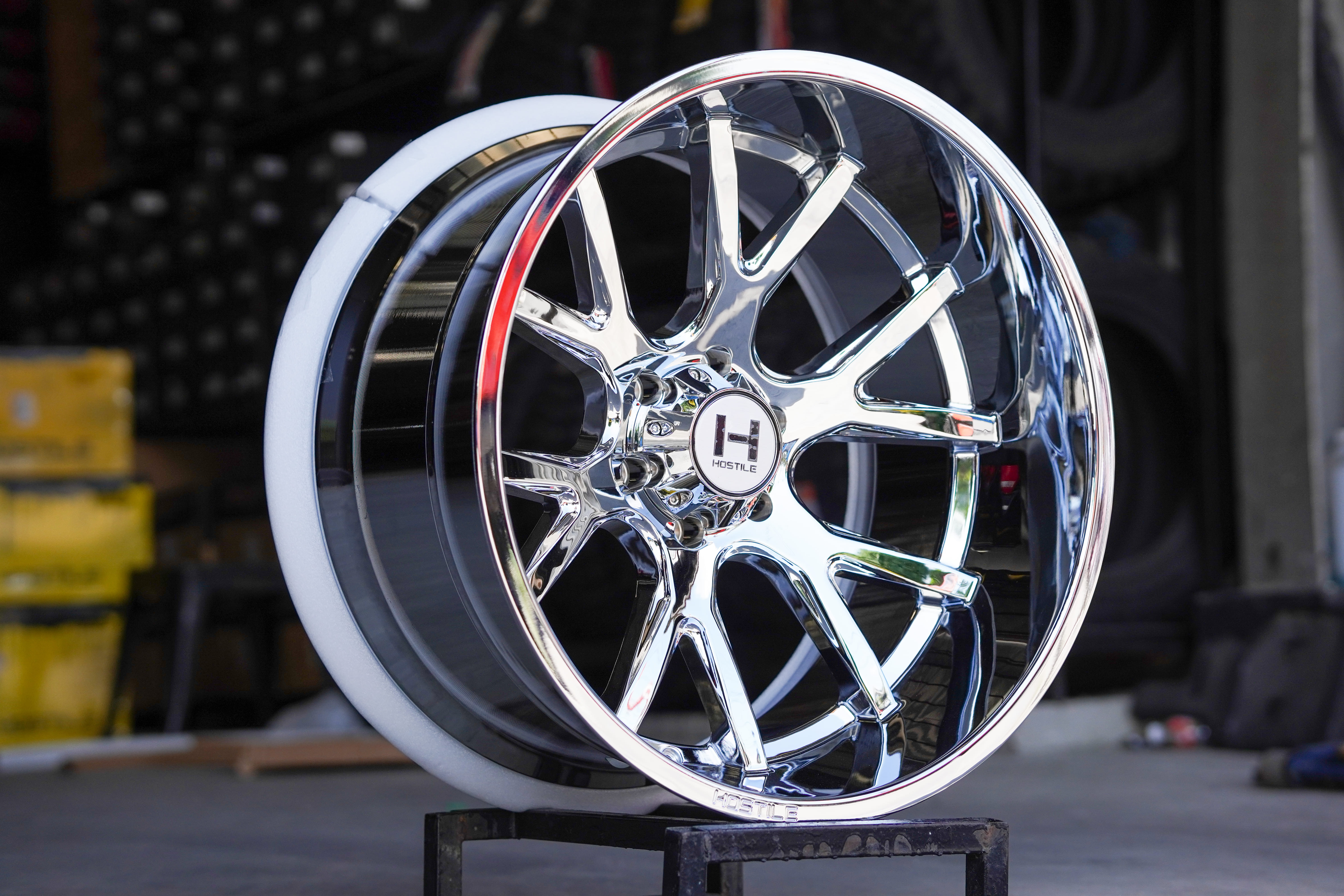 ล้อแท้ HOSTILE H113 LIMITED สีโครเมี่ยม ที่ STEP9 นำเข้าเจ้าเดียวในไทย