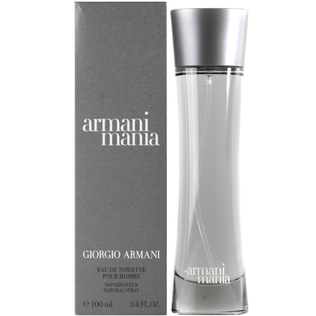 น้ำหอมแท้ GIORGIO ARMANI MANIA FOR MEN EAU DE TOILETTE SPRAY 100 ML ของใหม่ กล่องซีล เหมือนกับห้าง