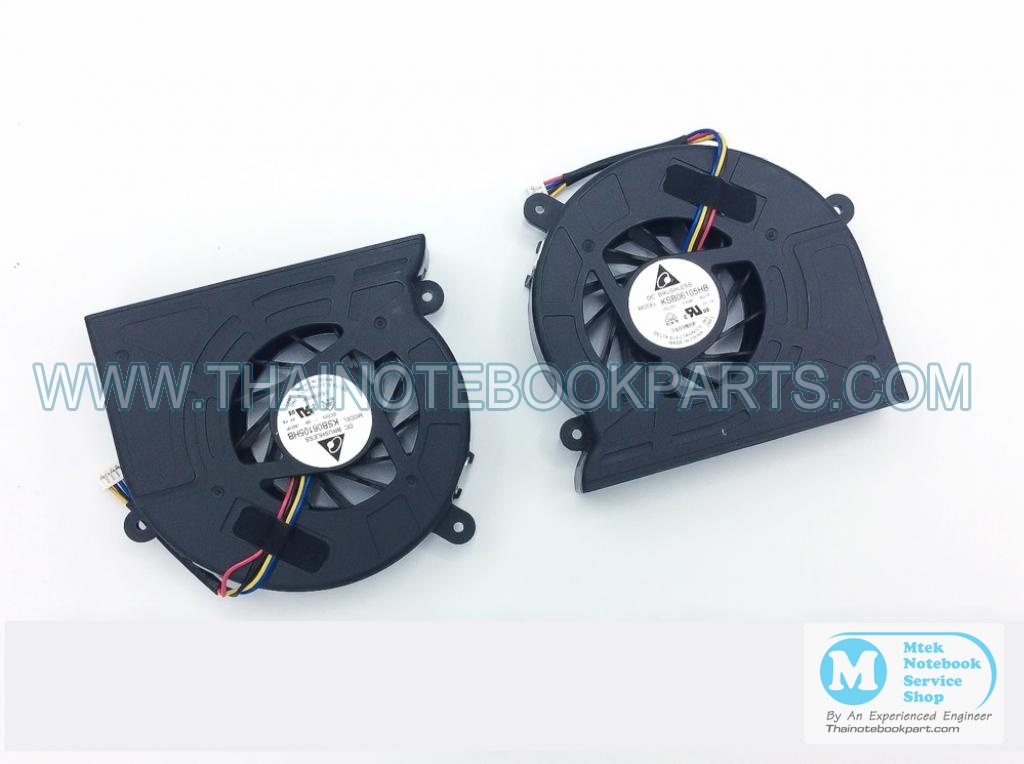 MT03010 พัดลมระบายความร้อนโน๊ตบุ๊ค ASUS G73 G73J G73JH G73S G53SW Cooling Fan (สินค้าใหม่) (B) 1