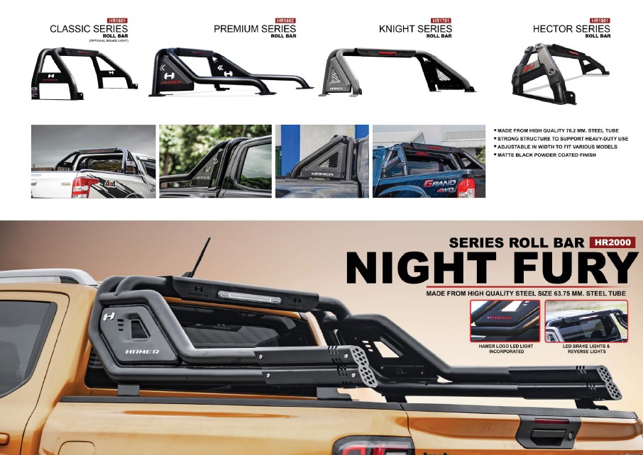 NIGHT FURY SERIES ROLL BAR HR2000