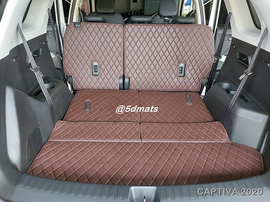 พรมปูพื้นรถยนต์ CHEVROLET CAPTIVA 2020 พรม5D VIP ลายสามมิติ เต็มคัน 9ชิ้น รวมแผ่นท้าย +ปิดเบาะ