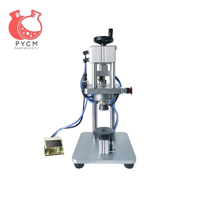 16904 TDF-Q01 เครื่องปิดฝาขวดสเปรย์ หนีบฝาสเปรย์น้ำหอม แบบใช้ปั้มลม ประหยัดแรง