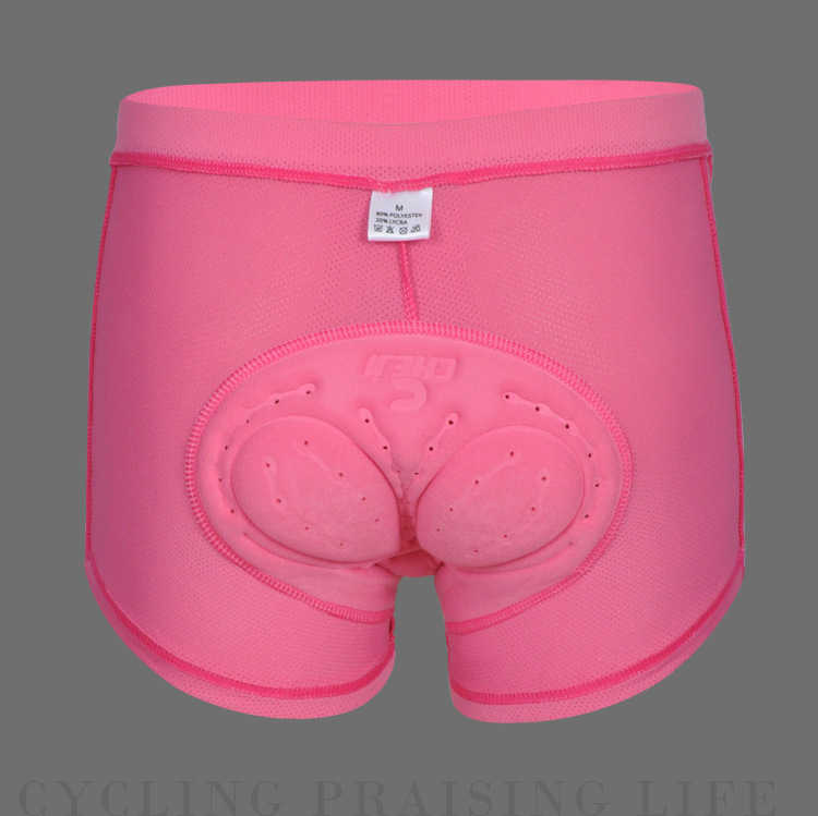 กางเกงจักรยาน Boxer CheJi กางเกงสีชมพู เป้าเจลสีชมพู สำหรับผู้หญิง