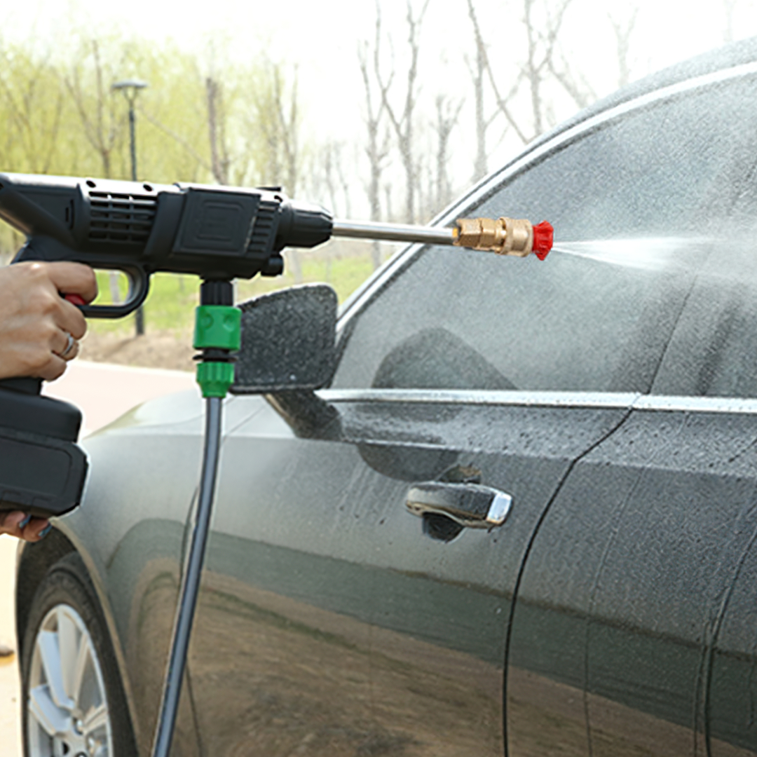 🌈13156 ปืนฉีดน้ำแรงดันสูงไร้สาย ใช้งานง่าย ประสิทธิภาพสูง กำลัง 300w 48v 10000mAH ใช้ได้นาน 60 นาที เหมาะกับล้างรถ ล้างแอร์ รถน้ำต้นไม้