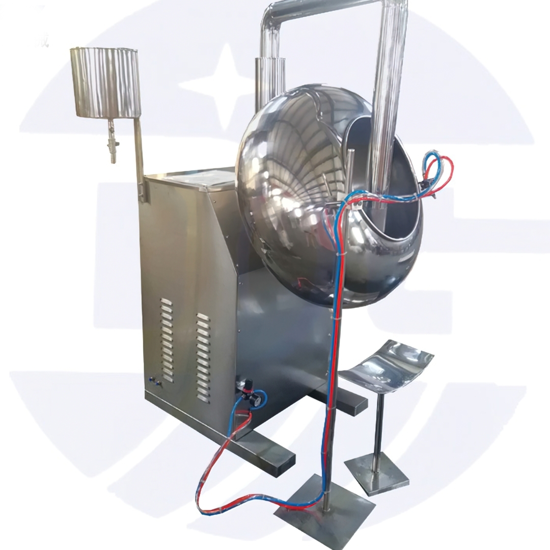 16893 เครื่องเคลือบยาเม็ด เครื่องครอบเคลือบสียาเม็ดอัตโนมัติ รุ่นBYC-600 Tablet coating machine