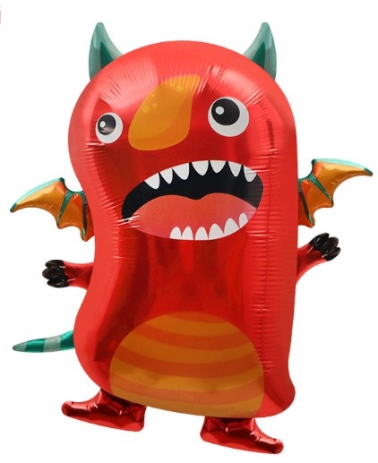 ลูกโป่งฟอยล์มอสเตอร์แดง /Red Monster Foil Balloon