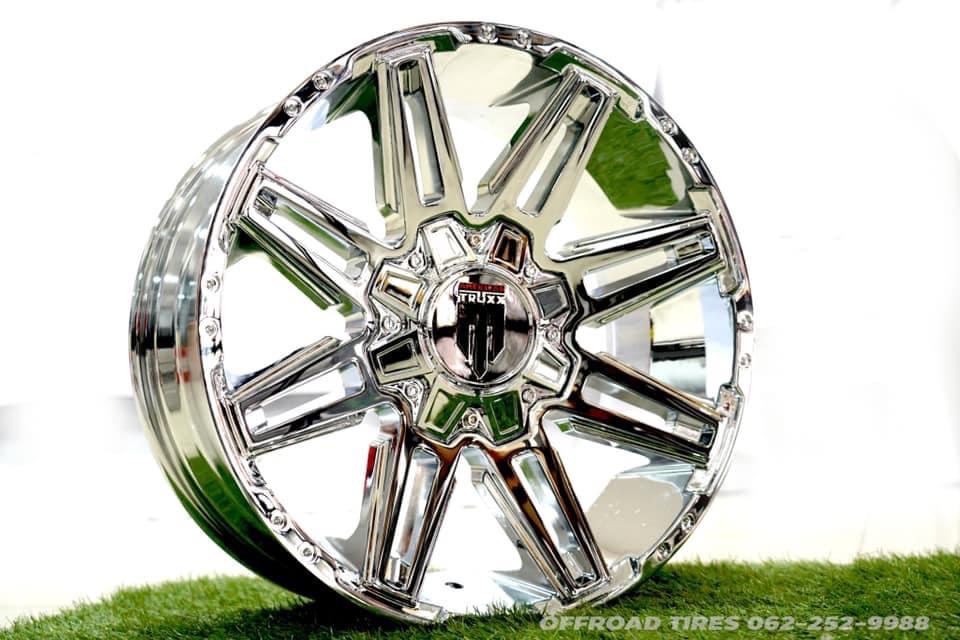 ล้อแท้ เมกา มาใหม่ หล่อก่อนใคร ขอบ 22 ซื้อล้อแถมยาง MT 35X12.5-22 เริ่มต้นชุด 79000 เท่านั้น