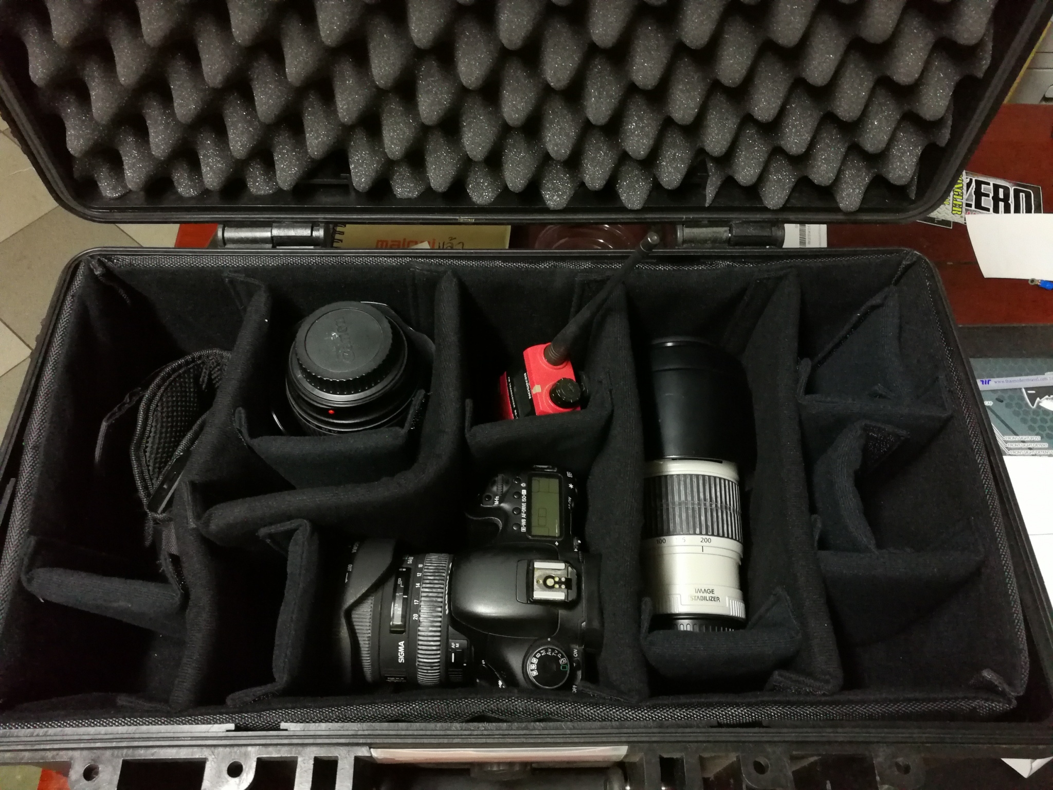 Divider ช่องใส่กล้อง