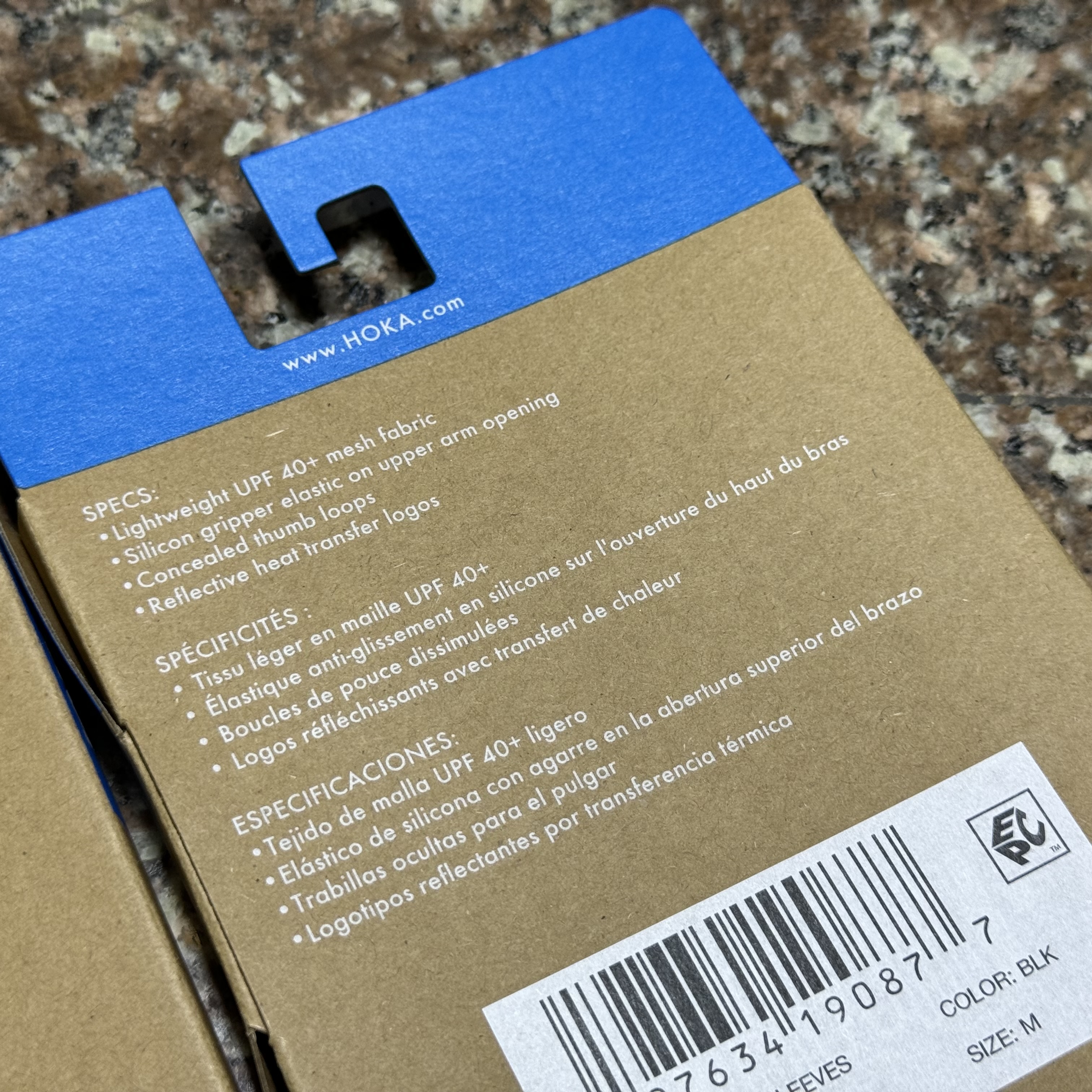 ปลอกแขน HOKA Airolite Running Sleeves ‘BLACK’ (L)