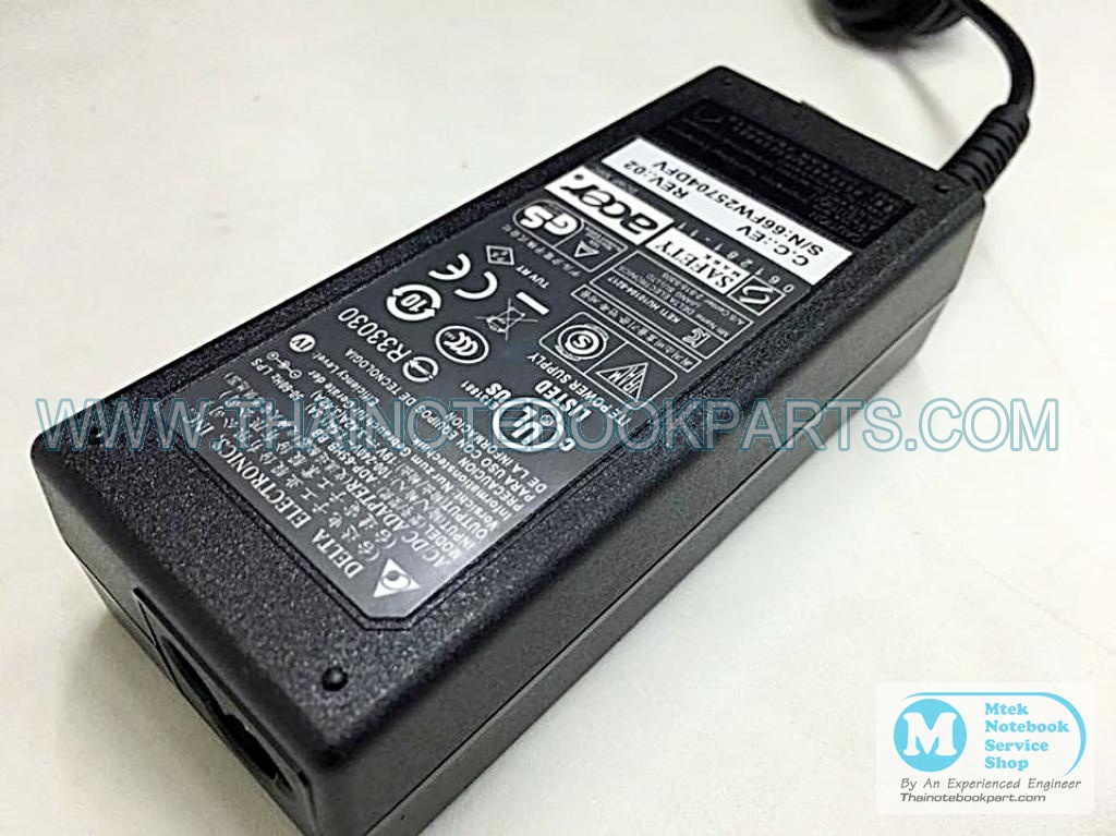 MT00418 อะแดปเตอร์ โน๊ตบุ๊ค Acer 19V-3.42A Delta ADP-65JH DB หัวใหญ่ (สินค้าใหม่) 1