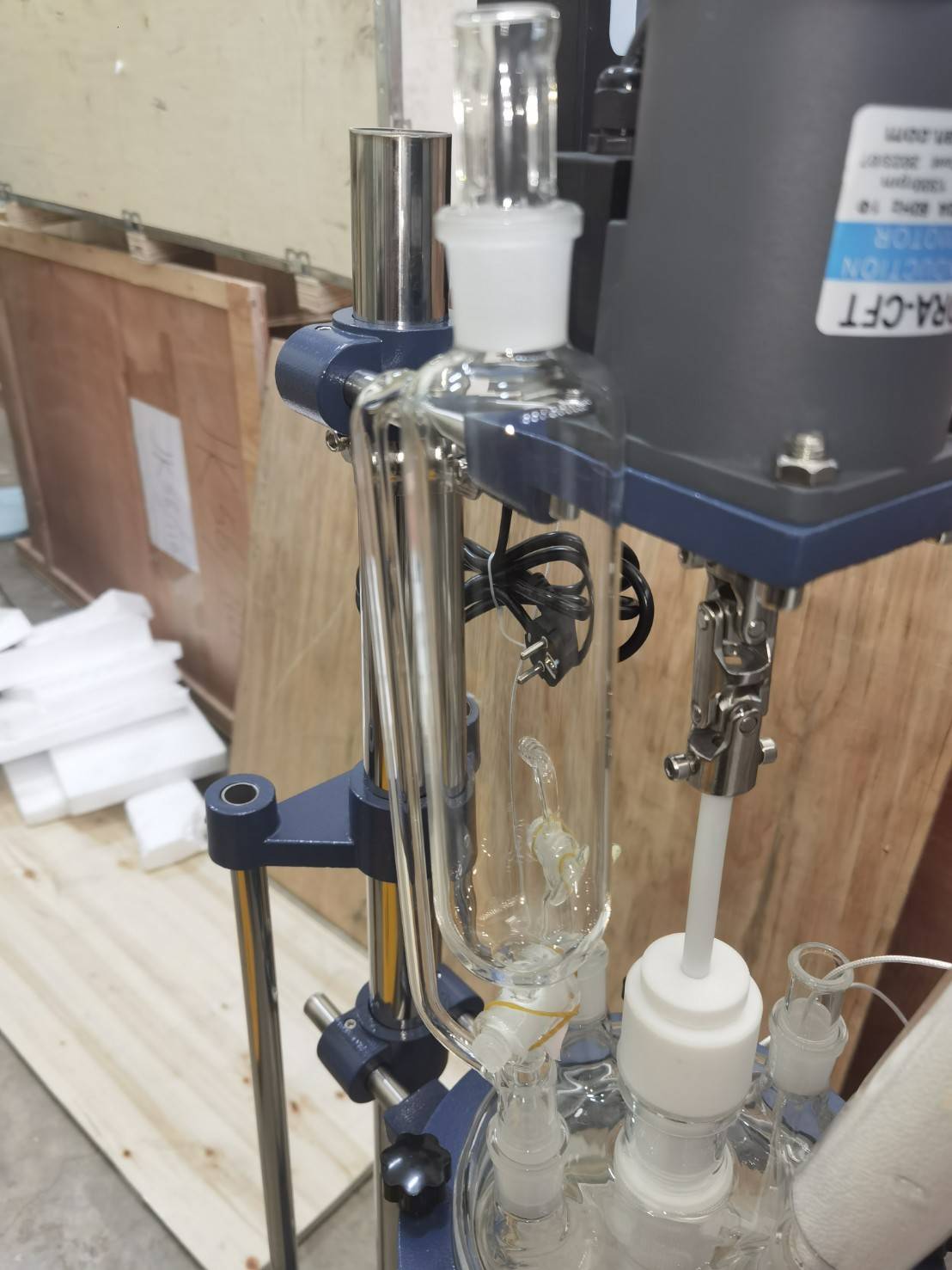 เครื่องปฏิกรณ์แก้วสองชั้น ขนาด 1L ถึง 100L Glass Reactors