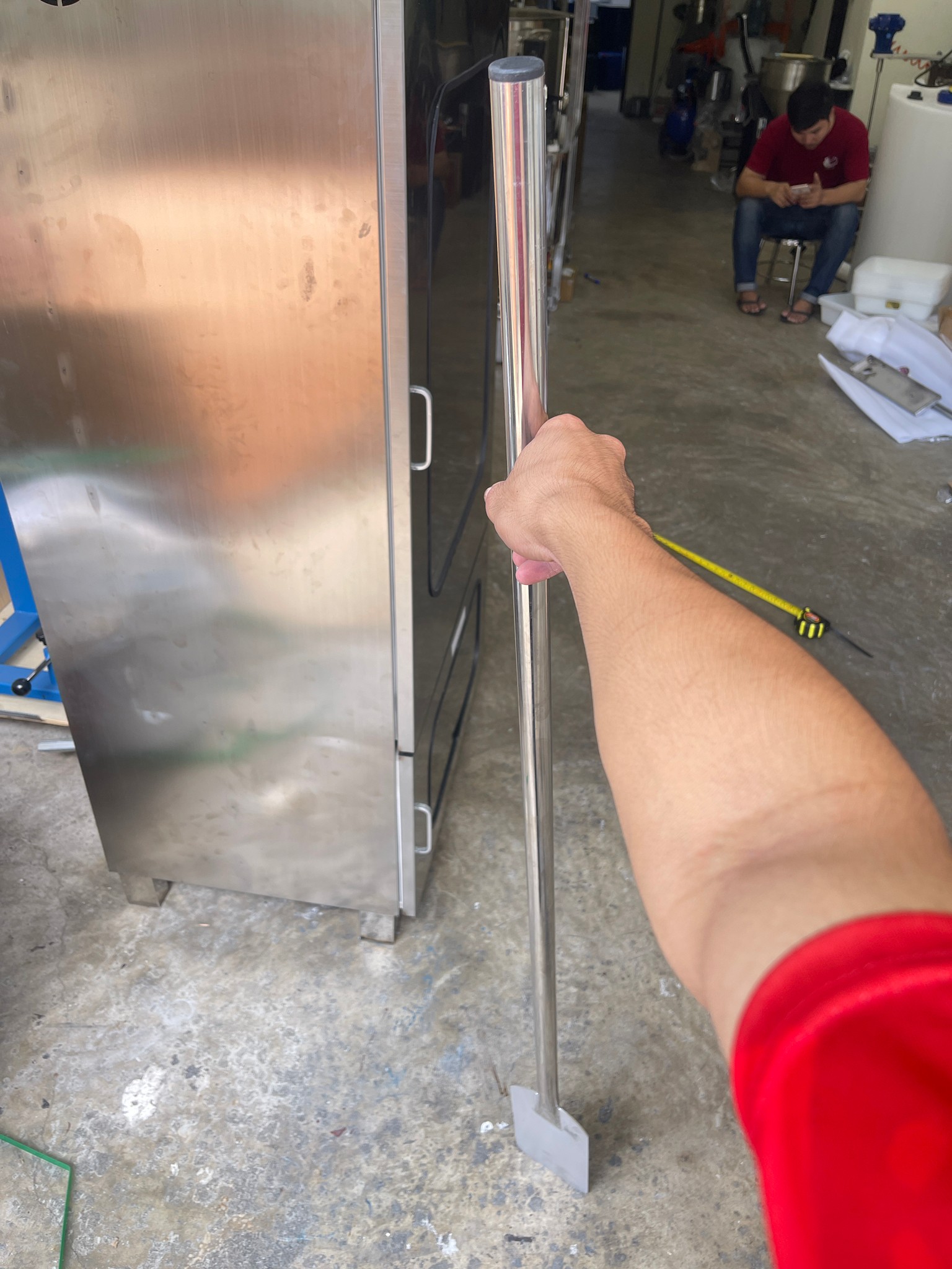 14516 ไม้พายสแตนเลสเกรด304 paddle stainless steel fin mixer