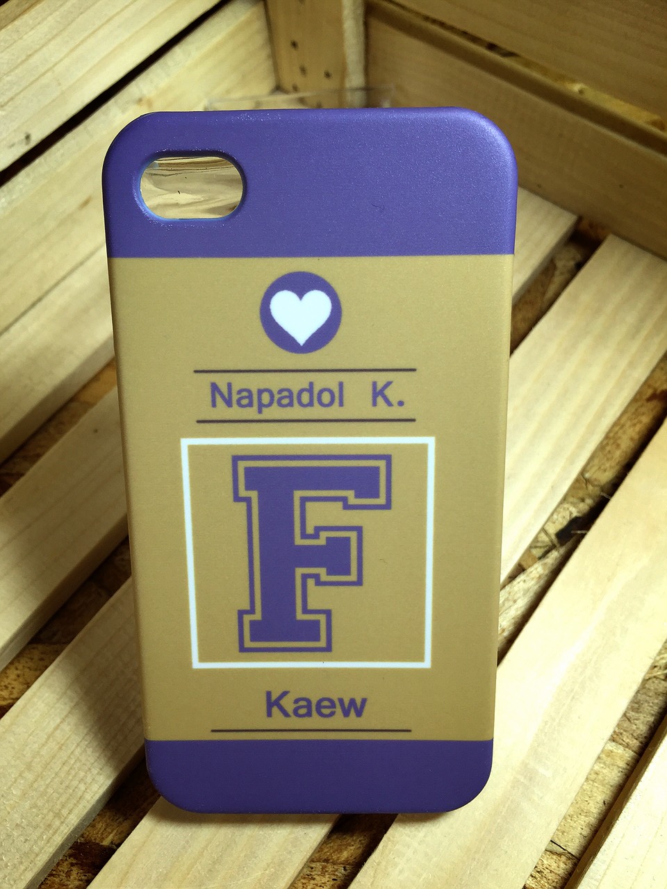 เคสสั่งทำ - ลายชื่อ อักษรตัวเอง